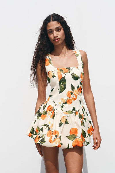 Vajen - Printed Mini Dress