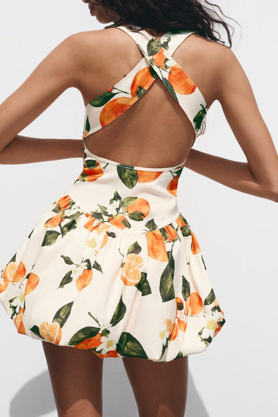 Vajen - Printed Mini Dress