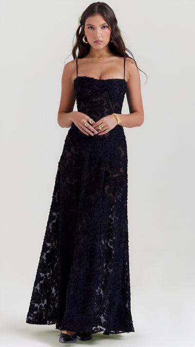 Glamour - Lace-up Dress