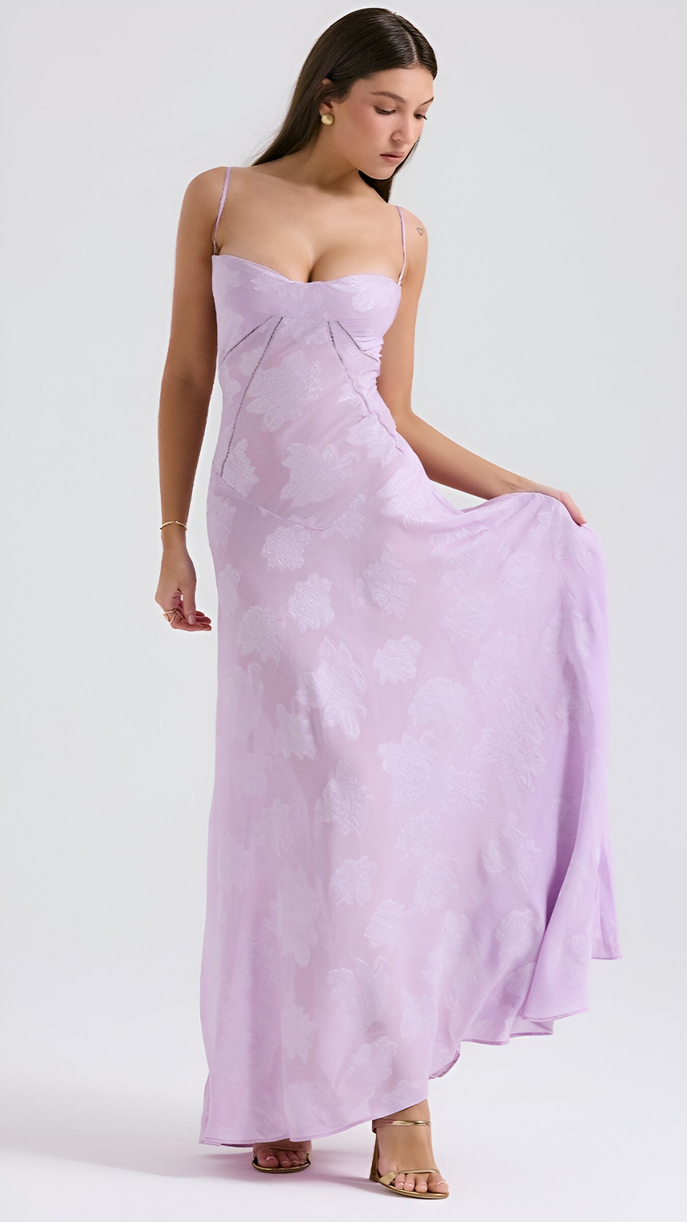 Glamour - Lace-up Dress