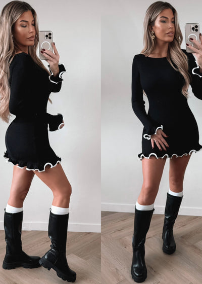 Black Curling Dress