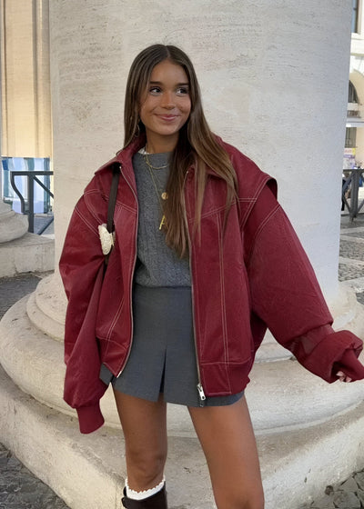 Linde - Leather Bomber