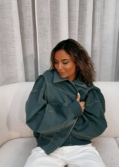 Linde - Leather Bomber