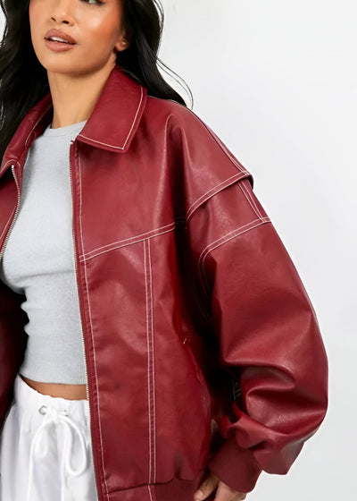 Linde - Leather Bomber