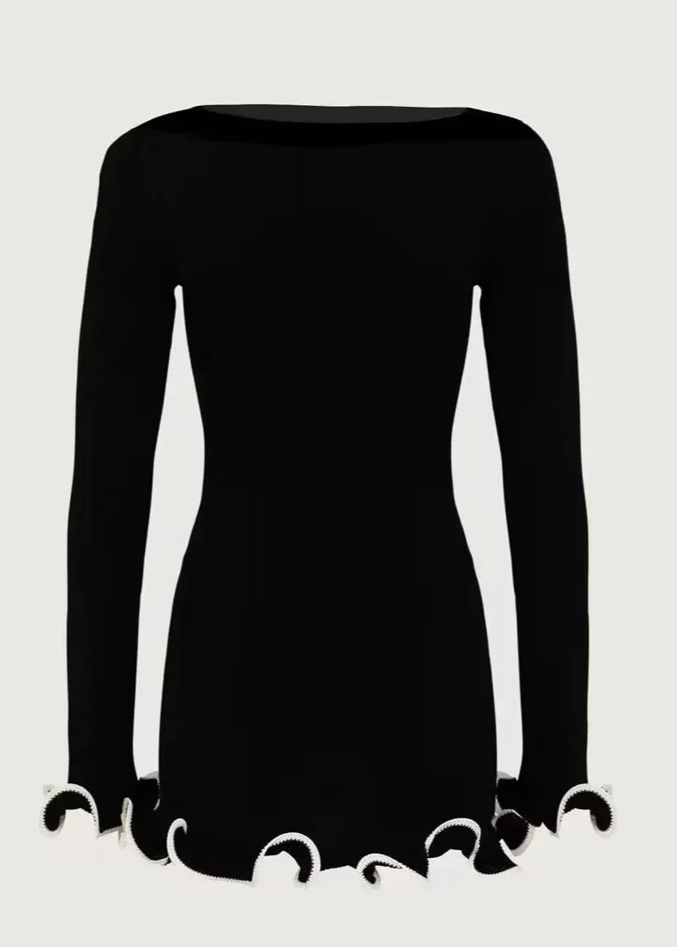 Black Curling Dress