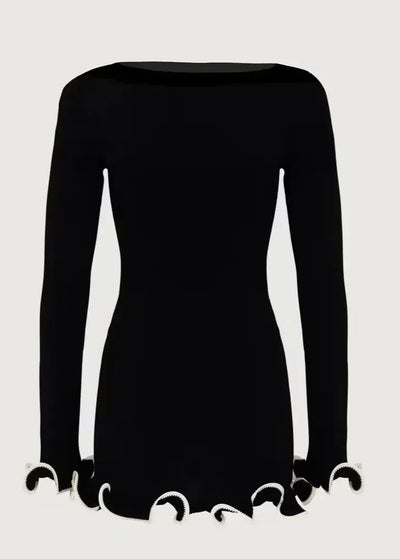 Black Curling Dress