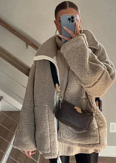 Mae - Cozy Teddy Coat