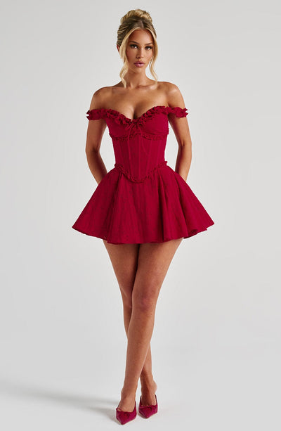 Millennium Mini Dress - Red