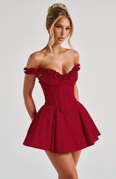 Millennium Mini Dress - Red