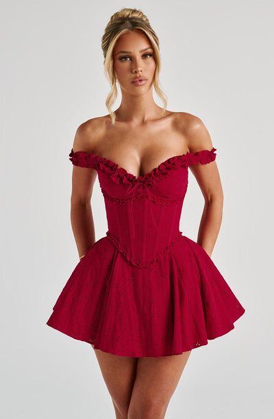 Millennium Mini Dress - Red
