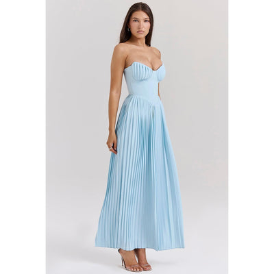 Ocean Blue Maxi Dress