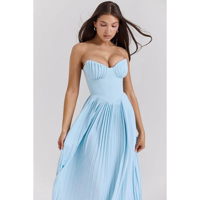 Ocean Blue Maxi Dress