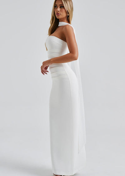 Julie - White Maxi Dress