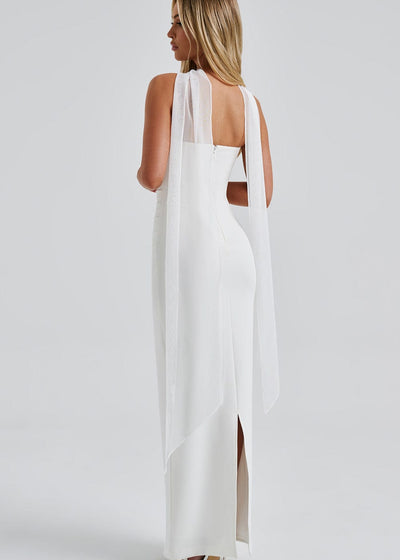 Julie - White Maxi Dress