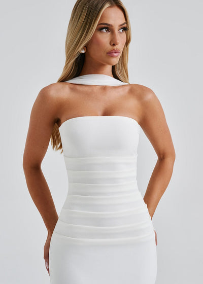 Julie - White Maxi Dress