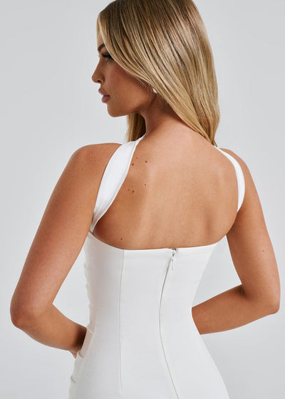 Julie - White Maxi Dress